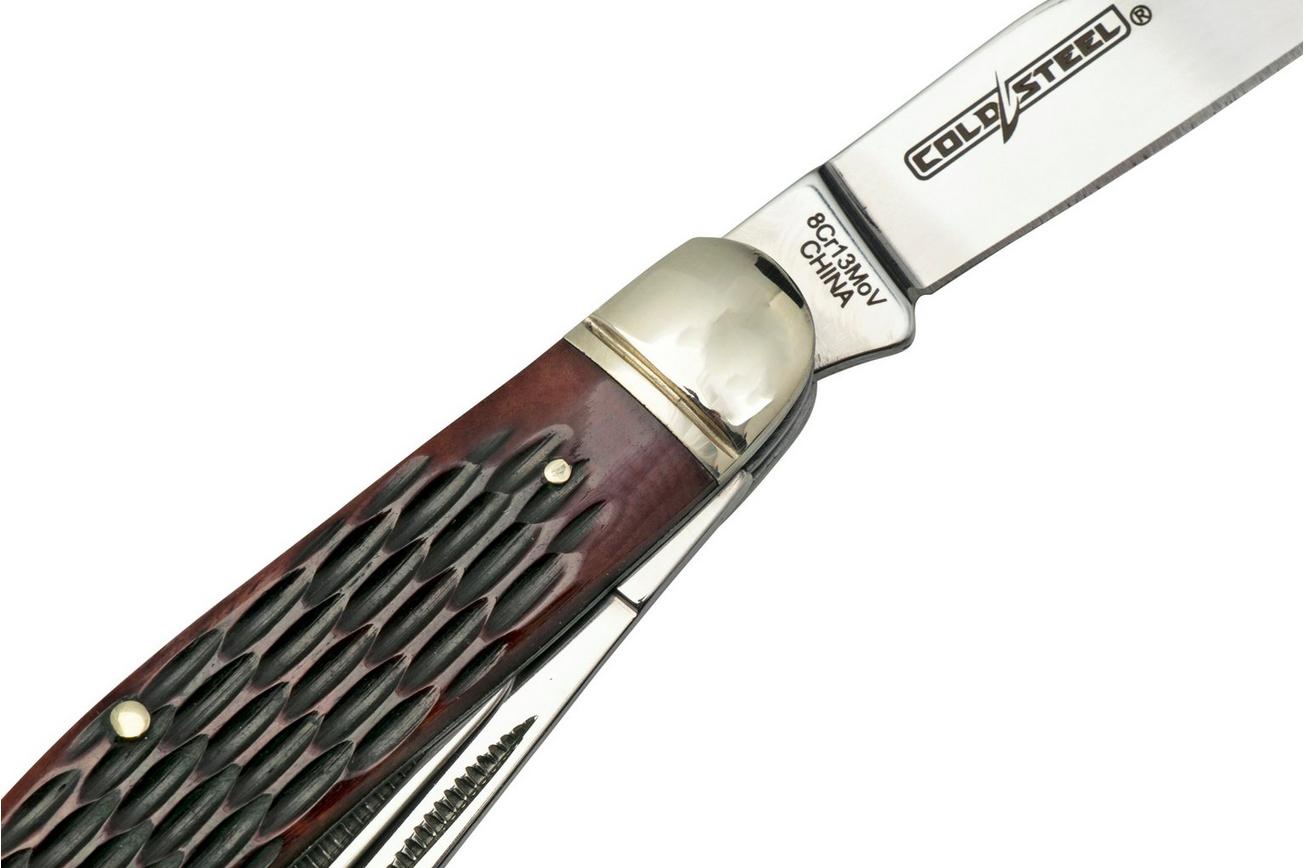 Cold Steel Gentleman's Stockman FL-GSTKM-J, Jigged Brown Bone, zakmes