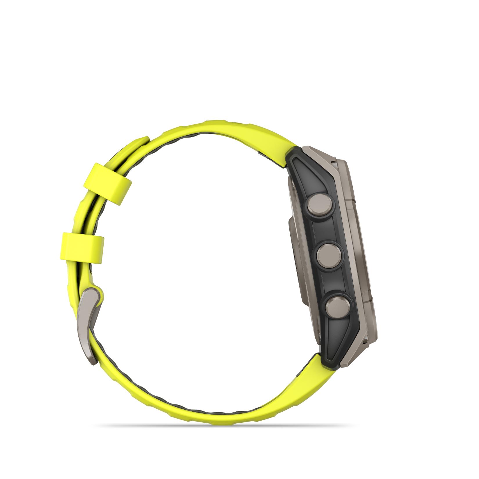 Garmin Fenix 8 47mm Sapphire Solar Titan/Yellow