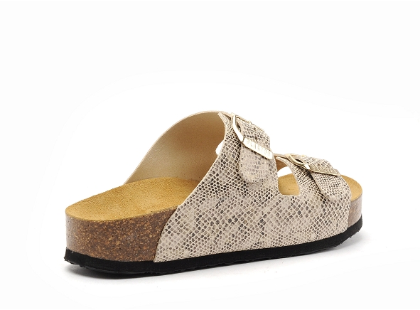 Plakton mules et sabots plats femme cp beta 340010 beige