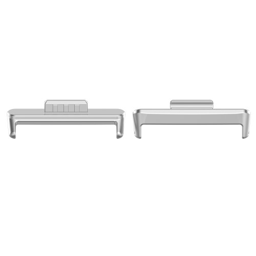 (2er Set) Huawei Watch Fit 3 Armband Adapter Verbindungsstück Federverschluss (20mm) - Silber
