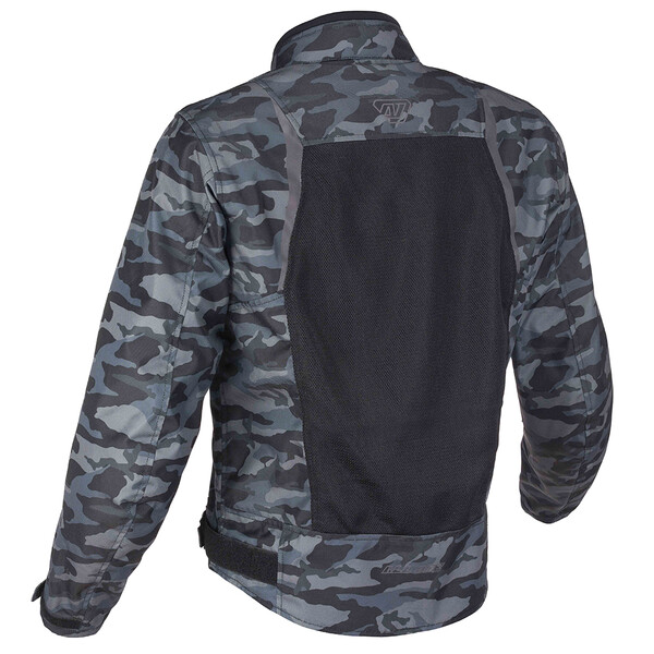 All One - Blouson Track Mesh Camo Camouflage Gris