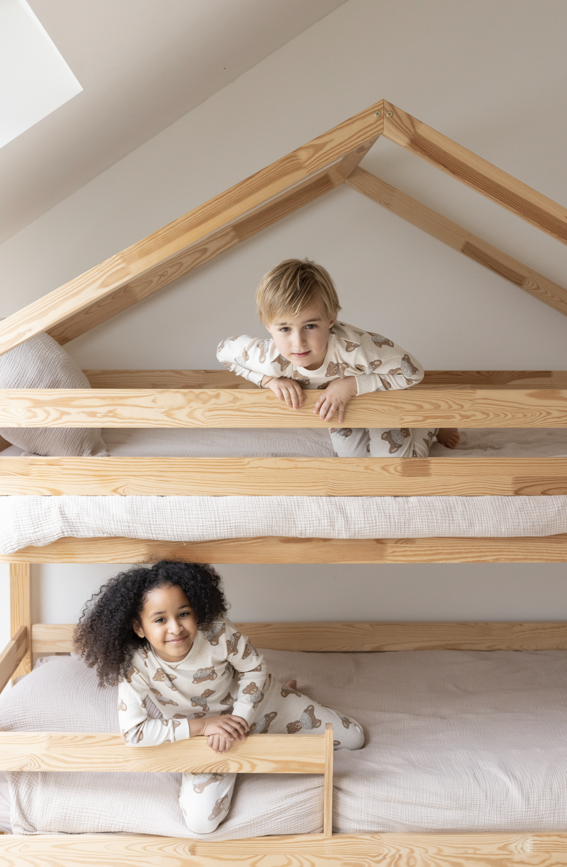 Feetje Pyjama Teddy Bear - Premium Sleepwear offwhite melange