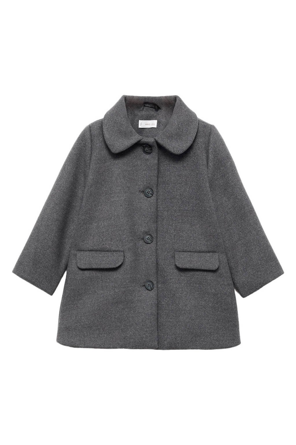 Mango Kids manteljas grijs