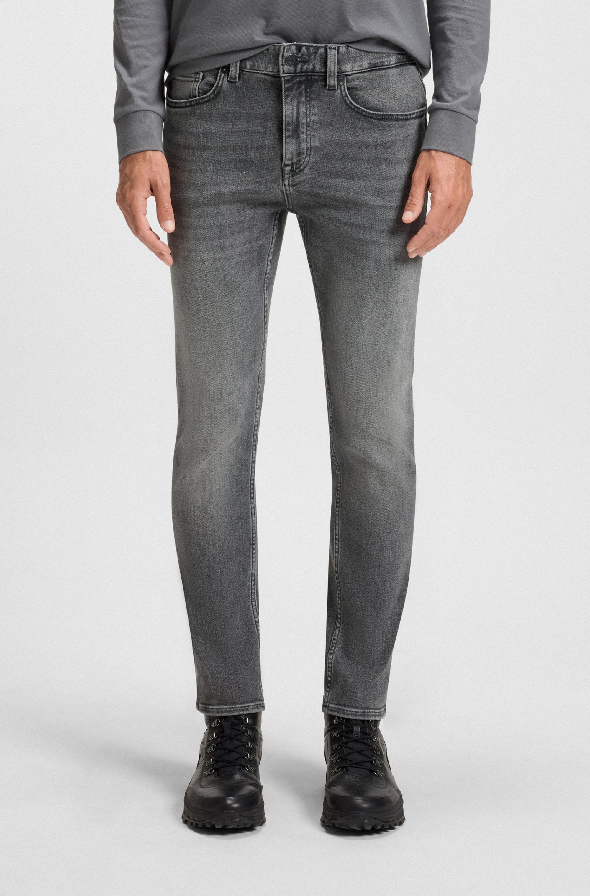 BOSS ORANGE Slim-fit-Jeans »Delaware«, slim fit, mittlere Bundhöhe, schmaler Beinverlauf