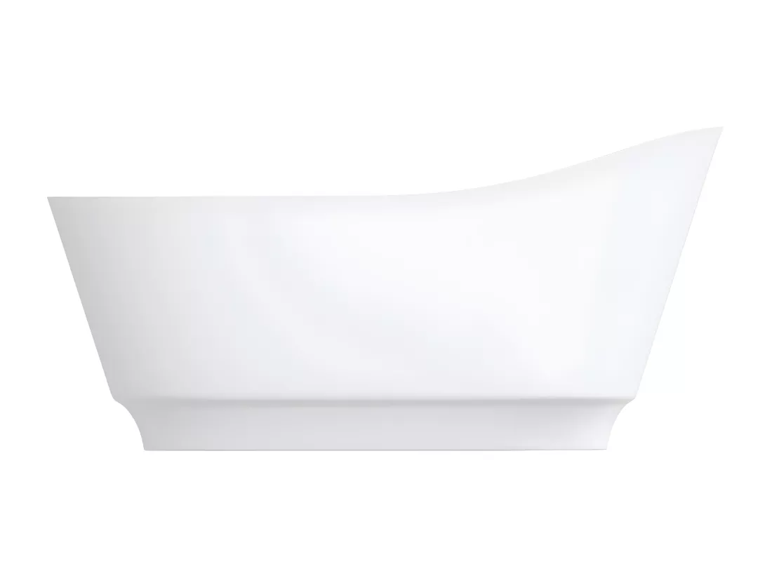 baignoire îlot OMNIRES NEO M+ 158X72 CM couleur : blanc finition : matbonde et siphon inclus