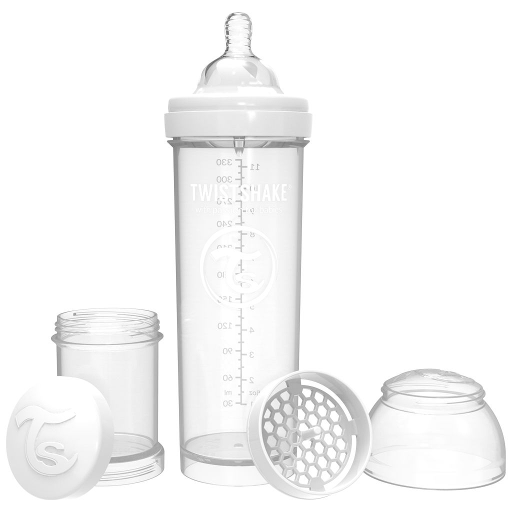 TwistshakeTwistshake   Anti Kolik Babyflasche white 180ml