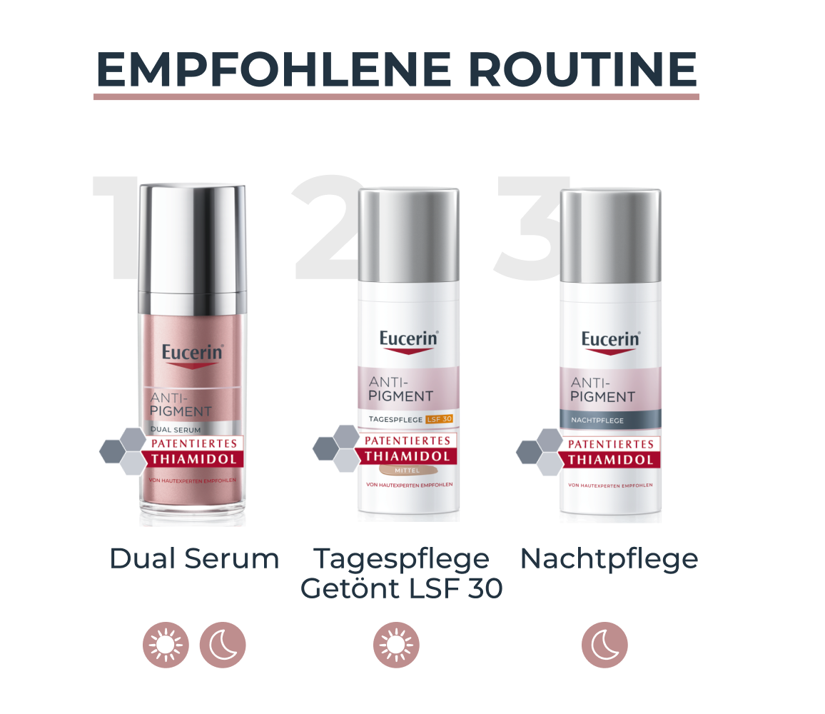 EUCERIN Anti-Pigment Tagespflege<br>50 ml, Dispenser, getönt LSF30