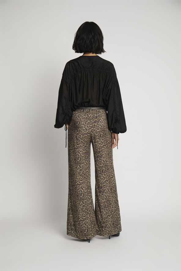 MUNTHE TOMALLY Silk Blend Blouse Black
