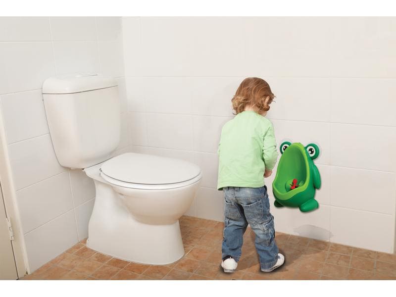 DREAMBABY Kindertoilette Urinal Frosch Urinal mit drehendem Ziel