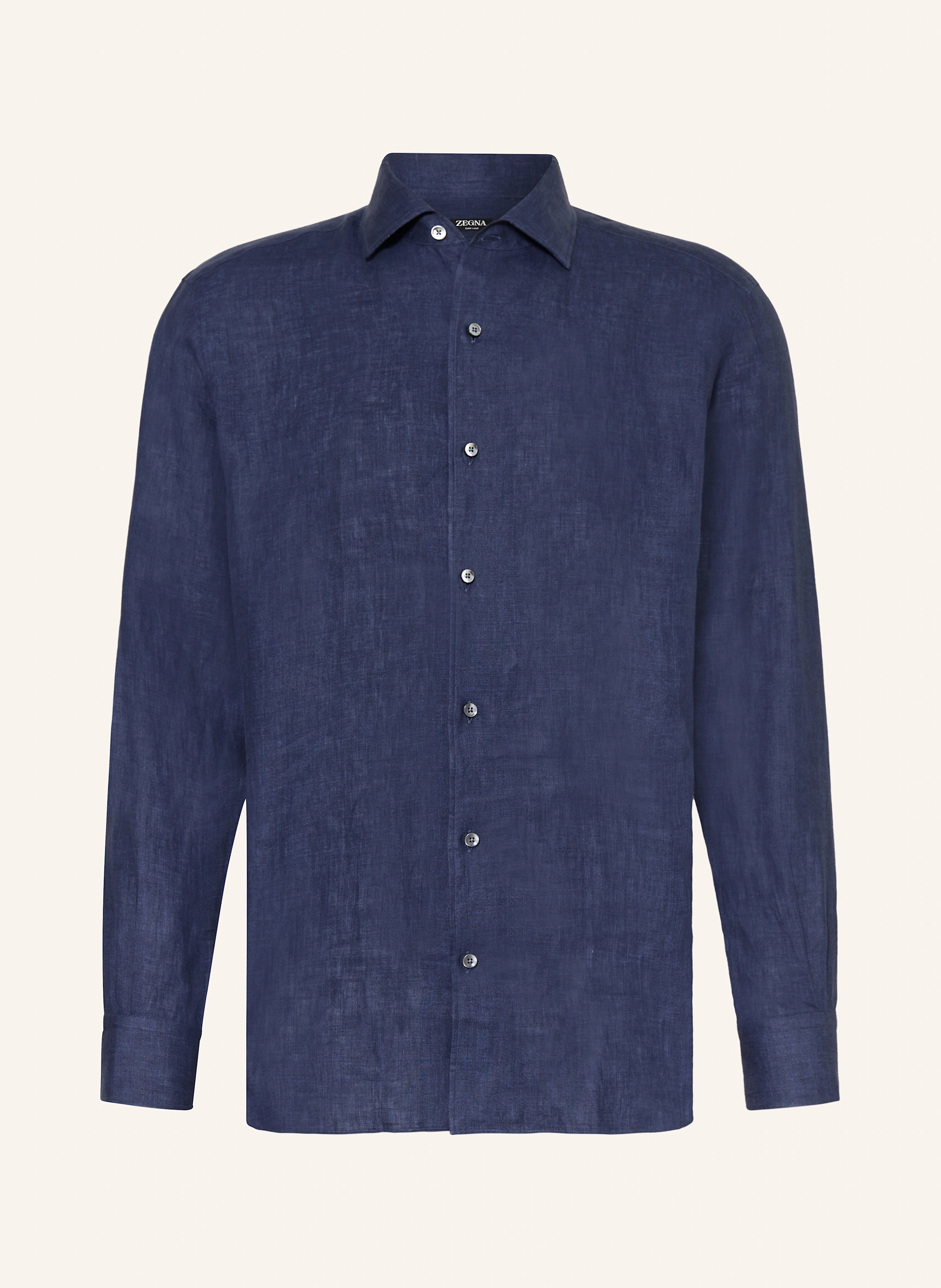 ZEGNA Leinenhemd OASI Comfort Fit