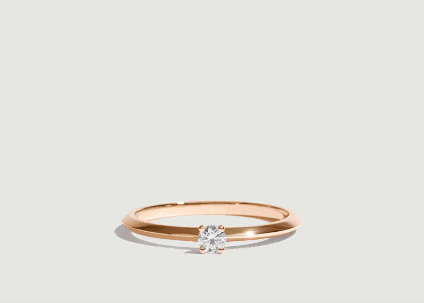Solitaire Anagramme biseauté 0,10 carat JEM