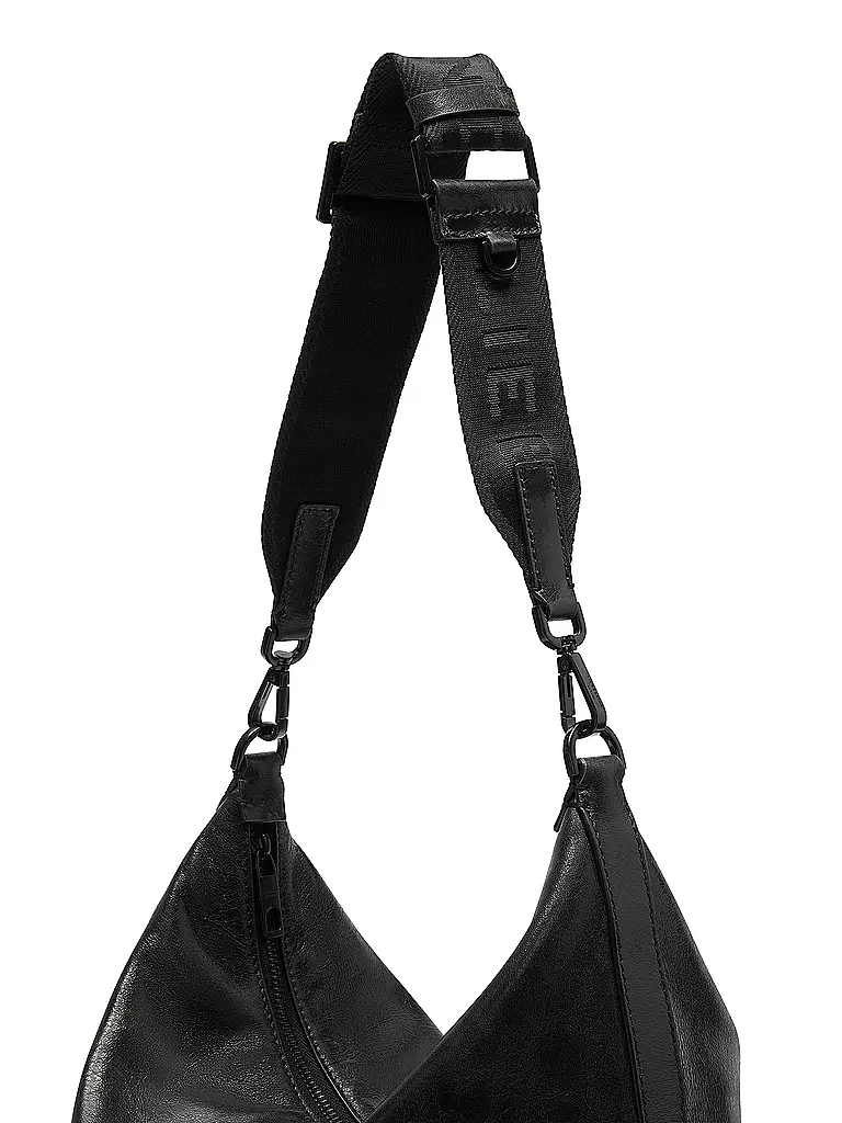 LIEBESKIND BERLIN Ledertasche - Hobo PARIS Medium schwarz