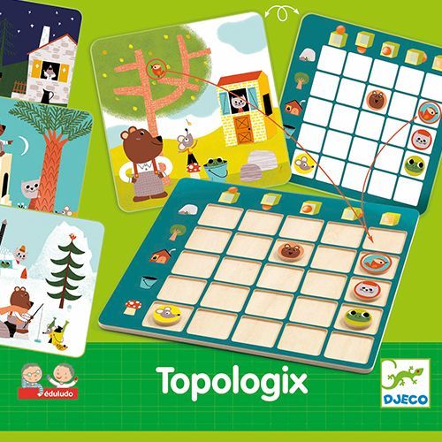 Djeco puzzel voorzetsels eduludo - topologix