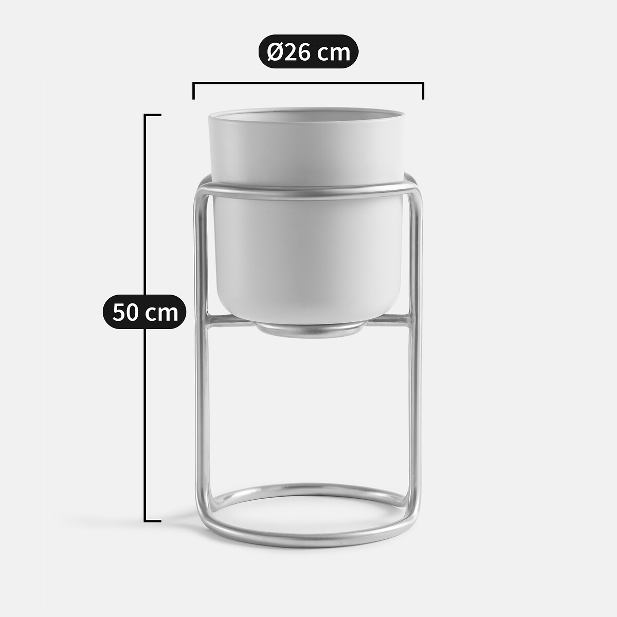 LA REDOUTE INTERIEURS<br>Vaso com perna Ø26 cm Giorgio