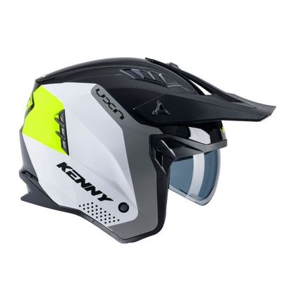 Casque trial Kenny MILES - GRAPHIC 2025 - Noir / Jaune