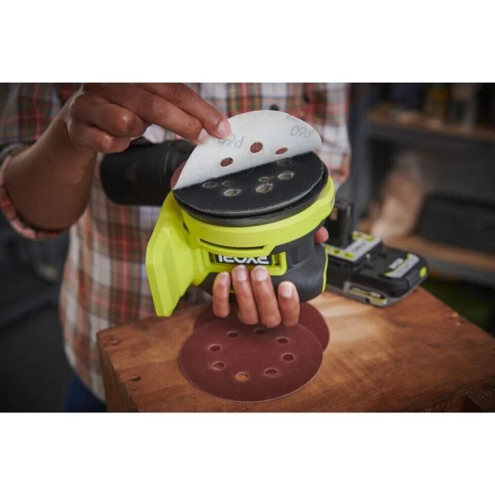 EKSENTERSLIPER RYOBI RROS18C-0 ONE+ HP 18V UTEN BATTERI