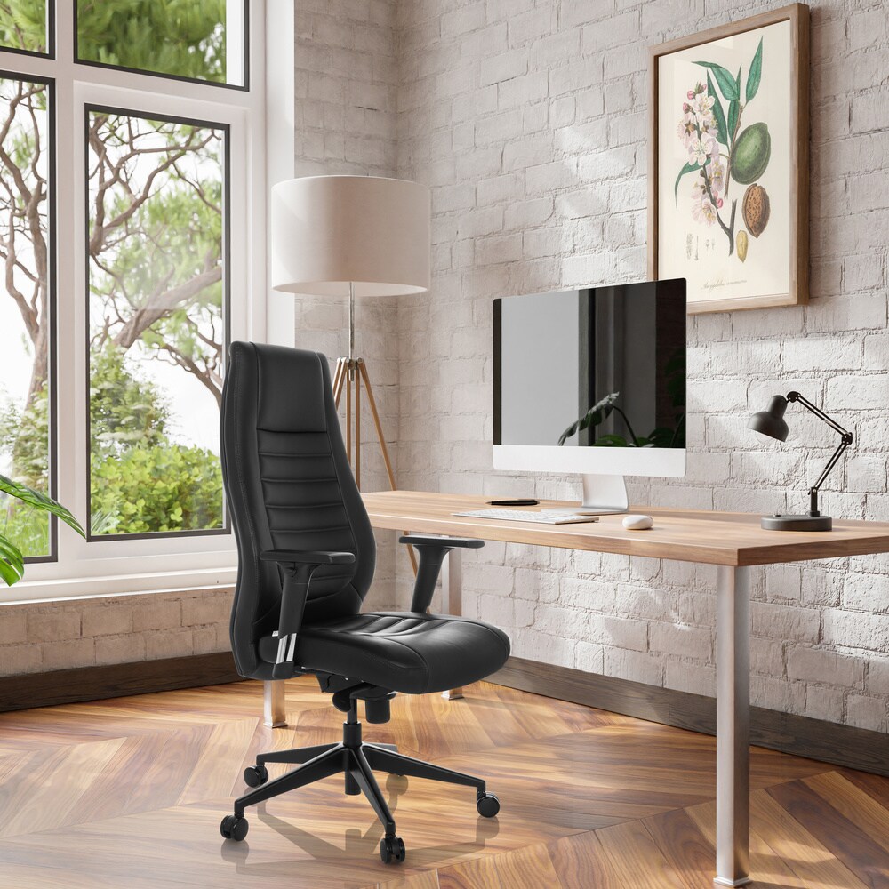 Profi Chefsessel VITORO B Kunstleder mit Armlehnen (höhenverstellbar) hjh OFFICE