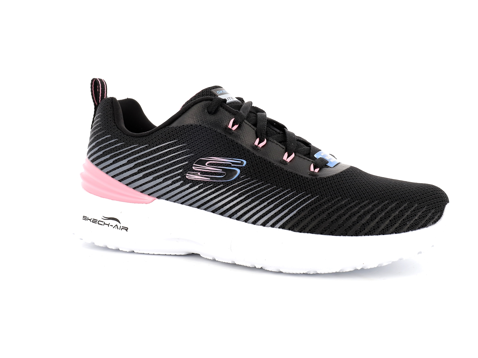 Skechers-SKECH AIR DYNAMIGHT LUMIN Synthétique Noir Rose