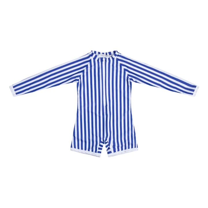 Juillet Juillet Combishort Anti-UV Matière Recyclée Rayé | Bleu
