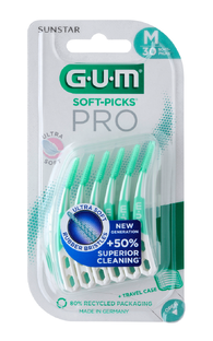 GUM Soft Picks Pro Medium Ragers 30ST