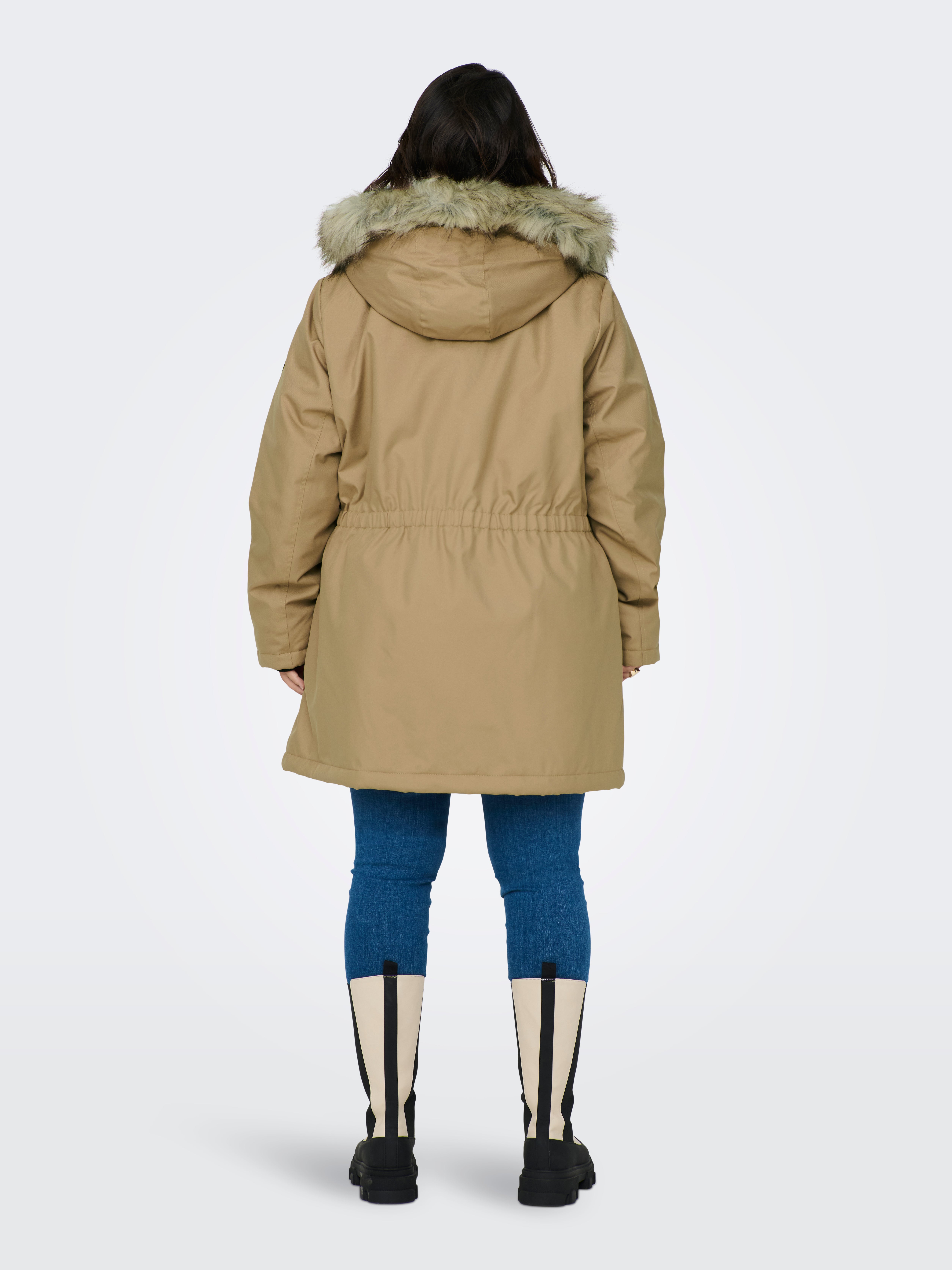 CARIRENA Langer Parka Tigers Eye