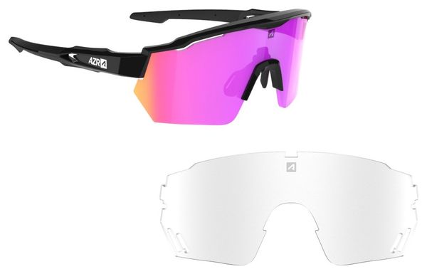 Coffret AZR Race RX Noir Ecran Rose   Ecran Incolore
