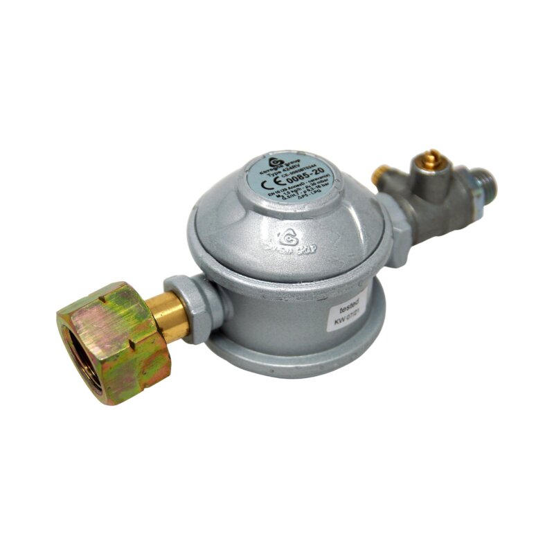 Cavagna Gasdruckregler 30mbar 1,5kg/h Komb.A -> Rohrverschraubung 8mm