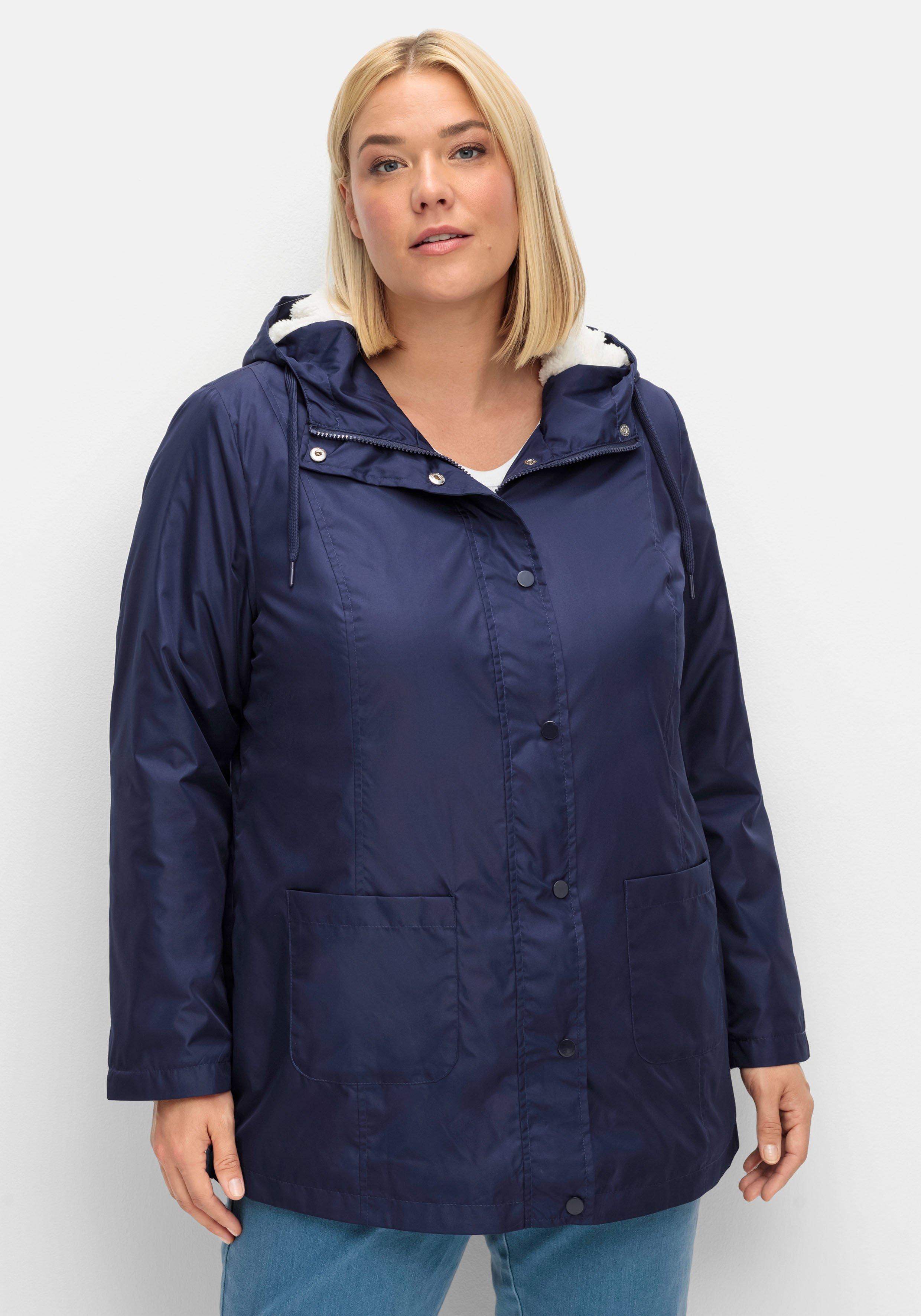Windjacke mit Futter aus Teddyfleece