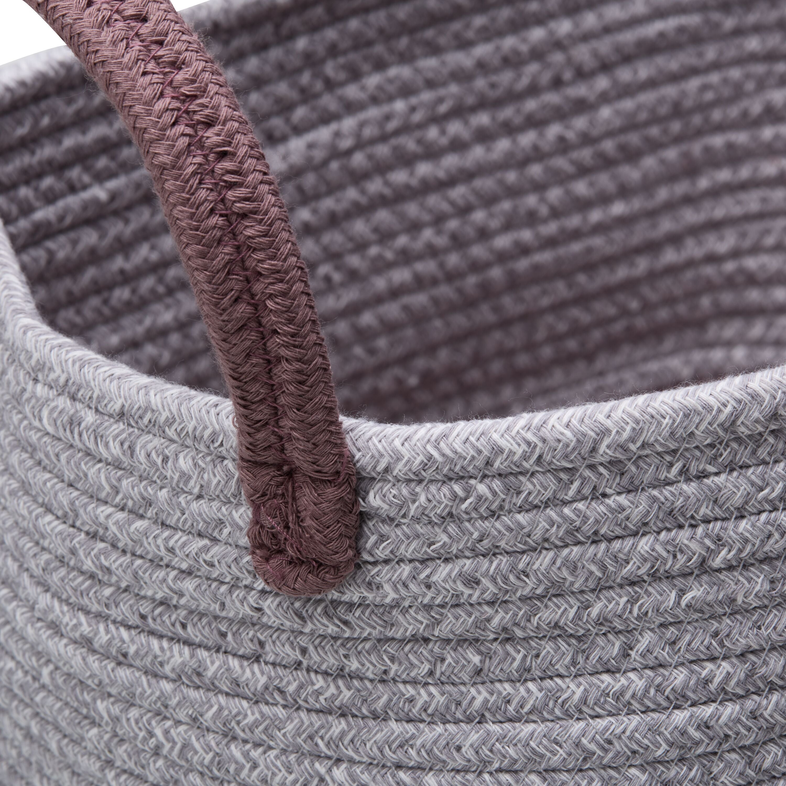 CLEA Korb taupe, grau 36x30x24 cm - Grau, Taupe / B: 30.0 cm x T: 36.0 cm x H: 24.0 cm