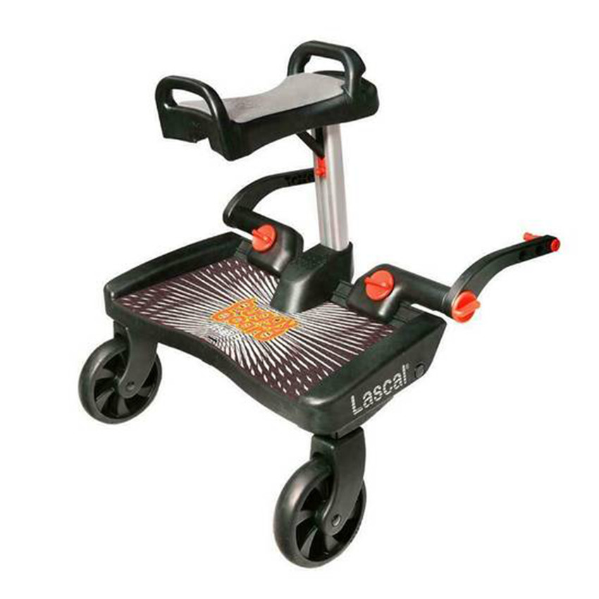 BuggyBoard Maxi + Saddle grey/black