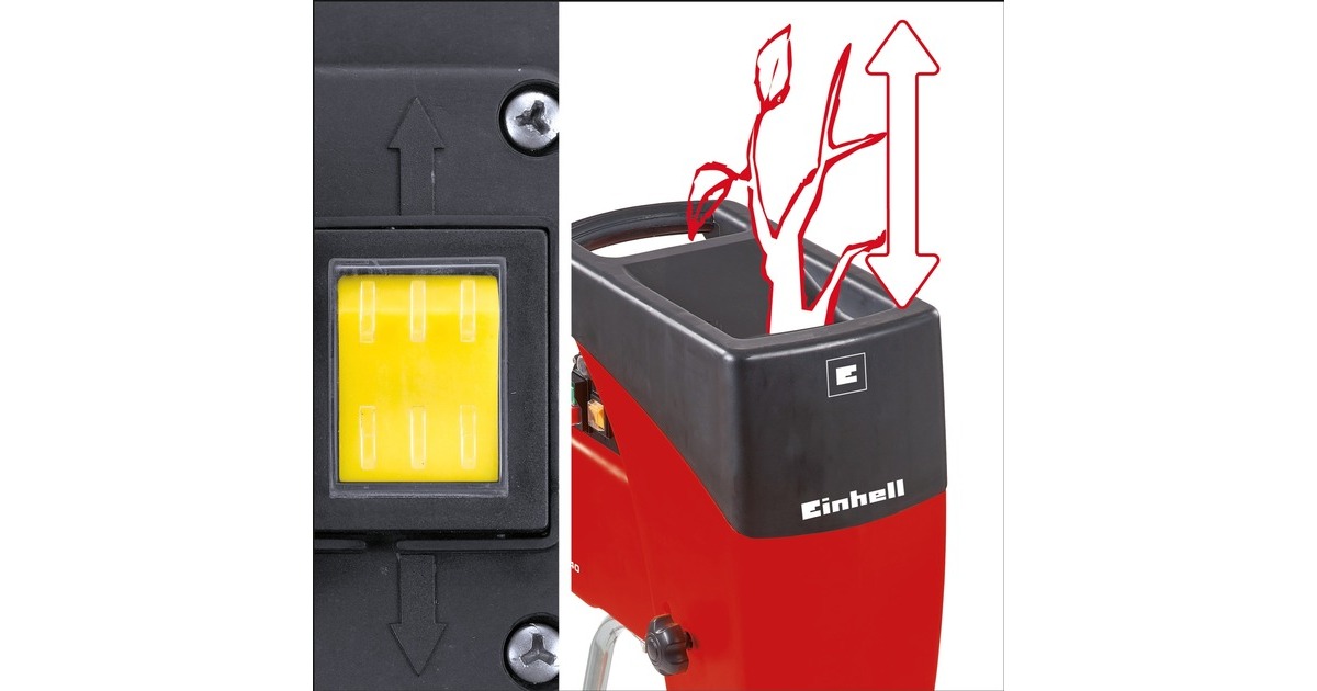 EINHELLFluisterhakselaar GC-RS 2540  (Rood/zwart)