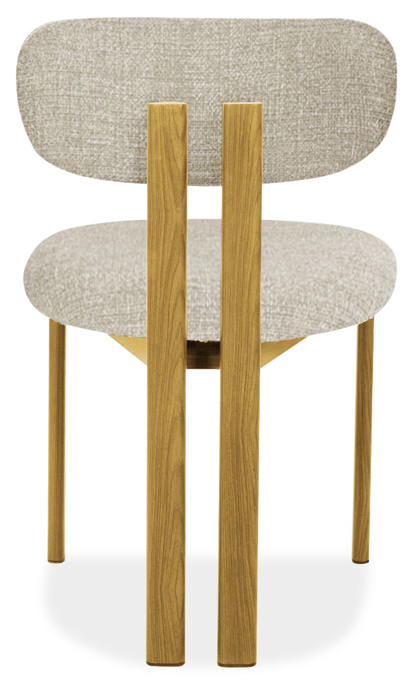 Eetkamerstoel Beige Naturel Lynja B51 x D53 x H80.5 cm