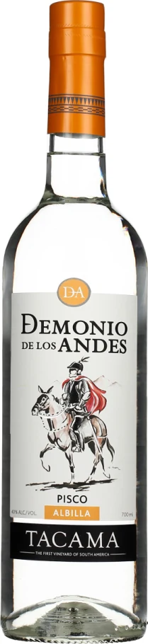 PISCO DE ICA DEMONIO DE LOS ANDES ALBILLA 70CL