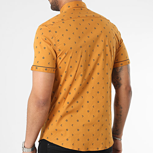 Chemise Manches Courtes Moutarde