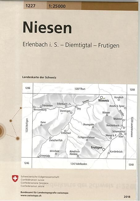 BUNDESAMT - 1227 NIESEN ECHELLE 1 25 000