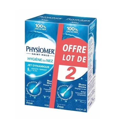 Hygiène Nasale Jet Dynamique Lot de 2 x 135 ml