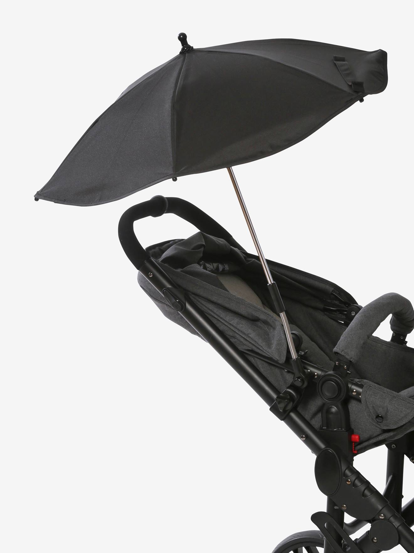 Guarda-chuva universal, tamanho médio, preto, liso