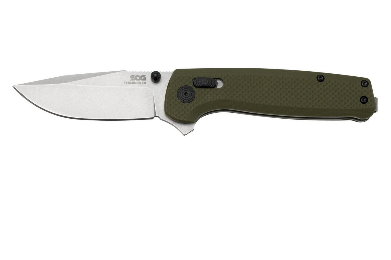 SOG Terminus XR OD Green G10, TM1022 zakmes