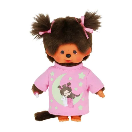 Sekiguchi Monchhichi Mädchen 20cm Glow in the dark