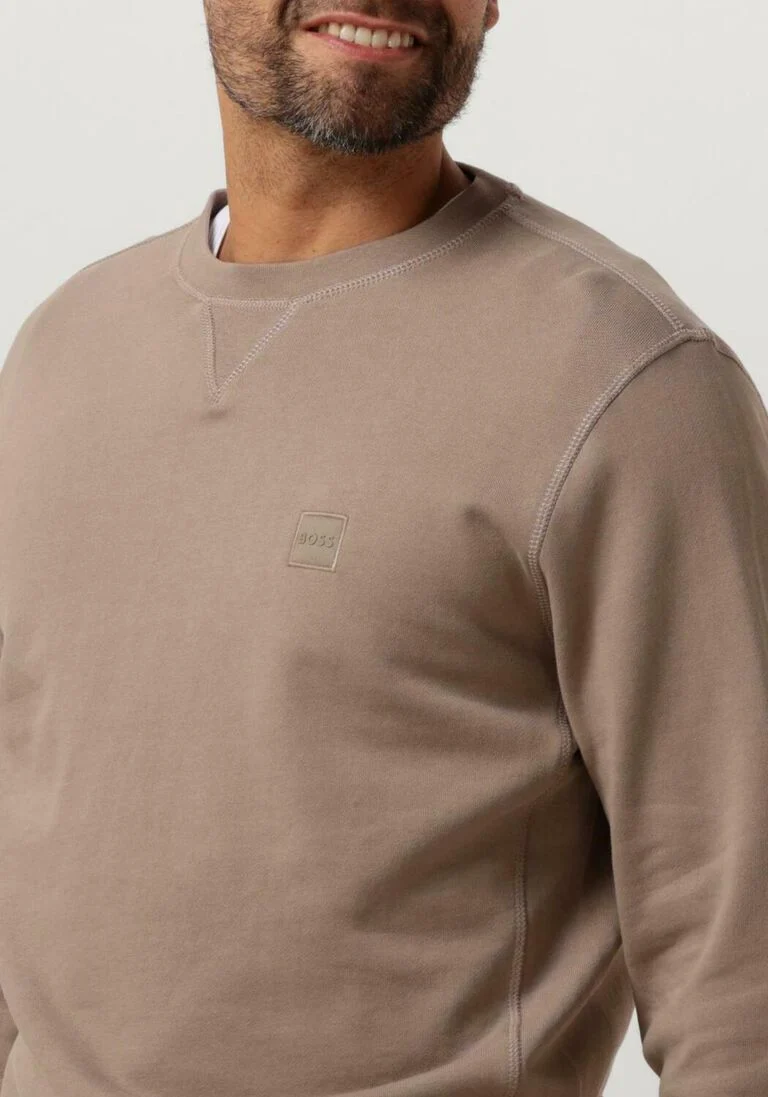 BOSS taupe boss sweater westart