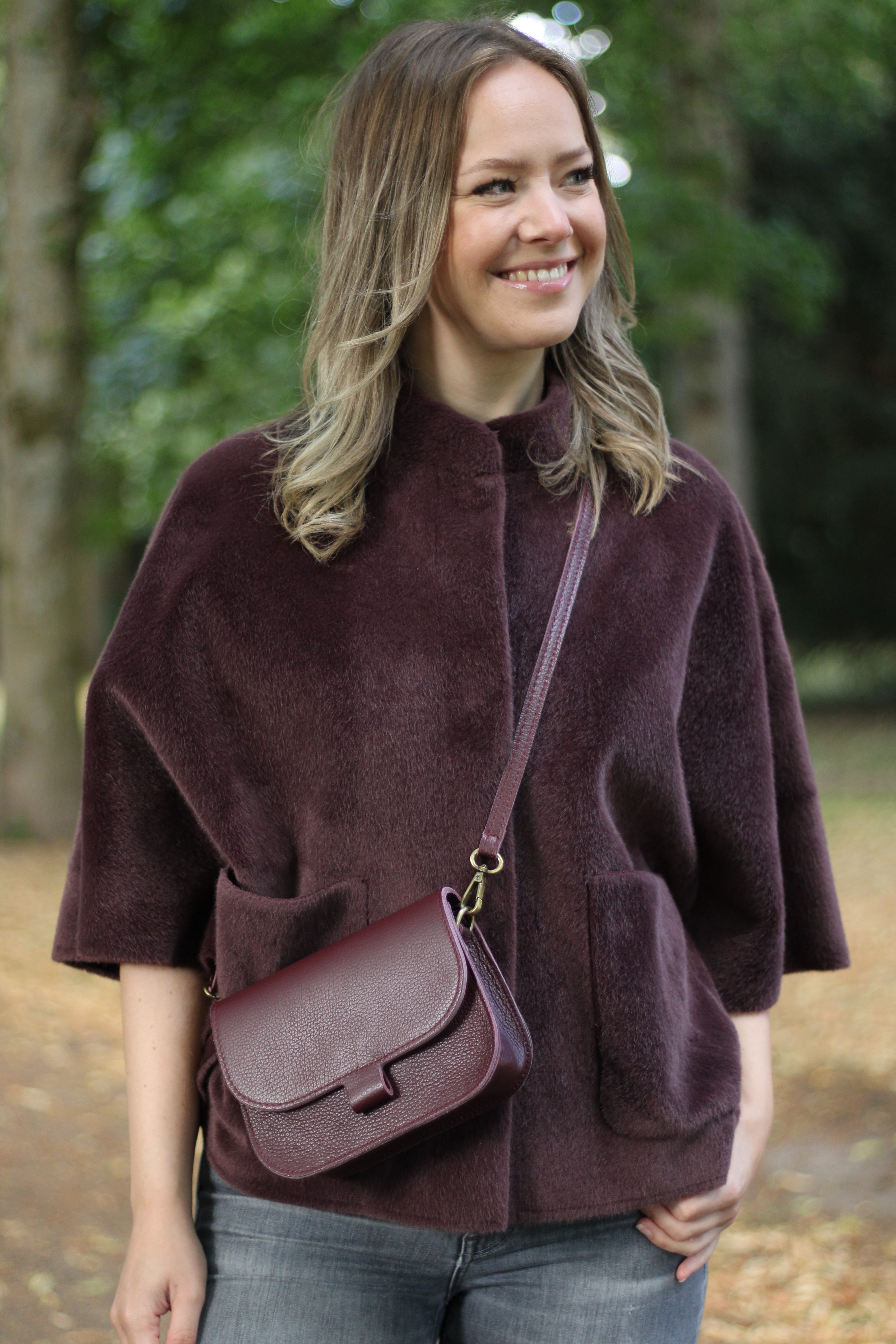 Rino & Pelle - Dewi Faux Fur Cape - Chocolate Bean
