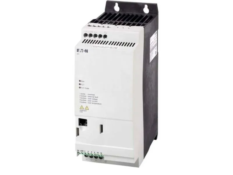 Eaton DE1-345D0FN-N20N, Sort, Hvid, IP20, -10 - 60 °C, -40 - 70 °C, 380 - 480 V, 50 - 60 Hz