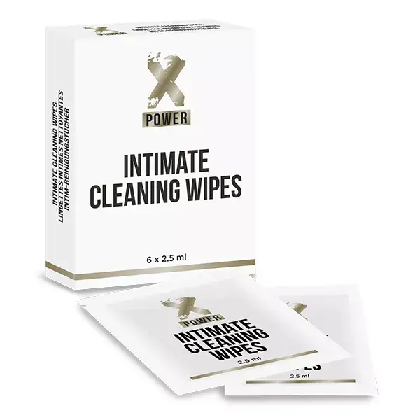 Xpower Intimate Cleaning Wipes - lingettes nettoyantes - 6 lingettes