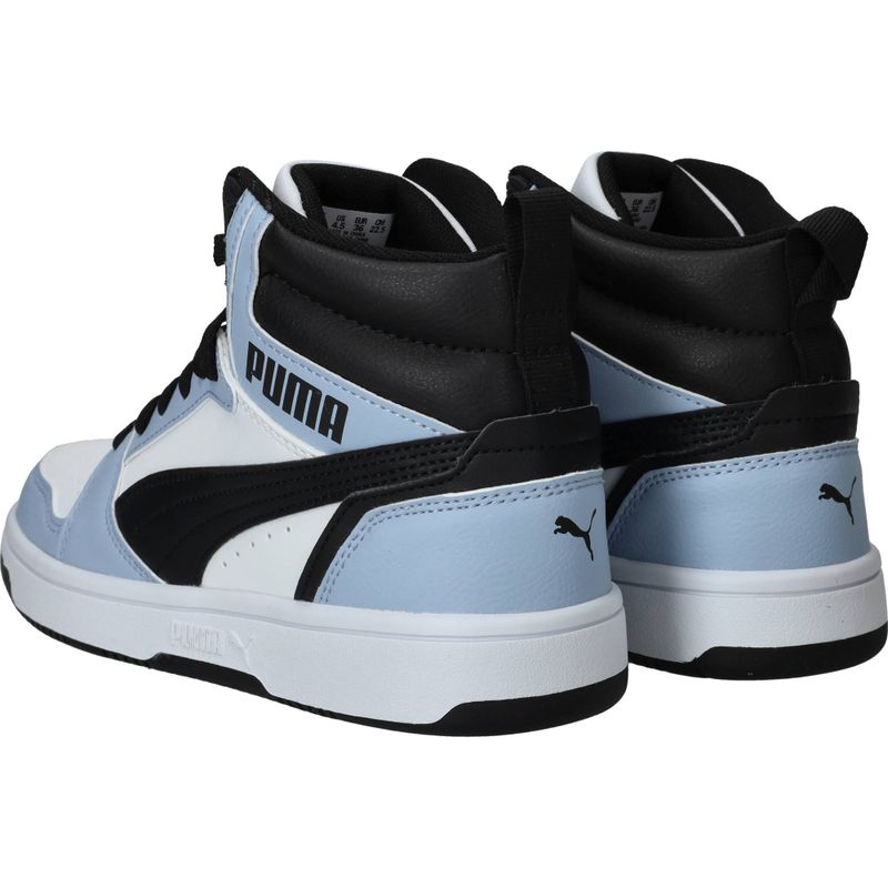 Puma Rebound V6 Mid Sneakers Blauw Jongens