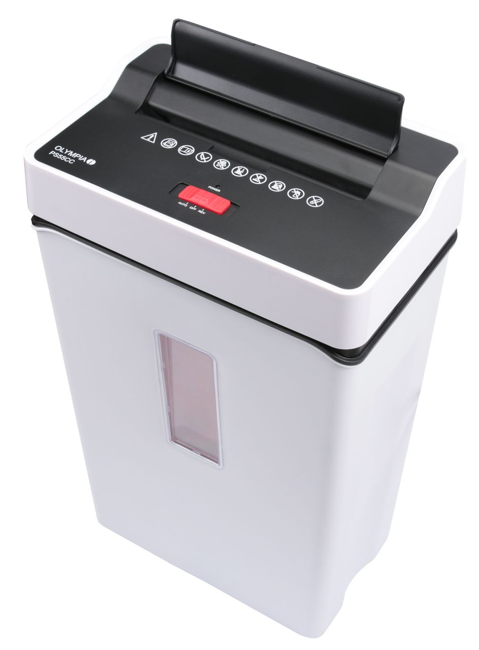 OLYMPIA PS 55 CC Aktenvernichter, Weiß