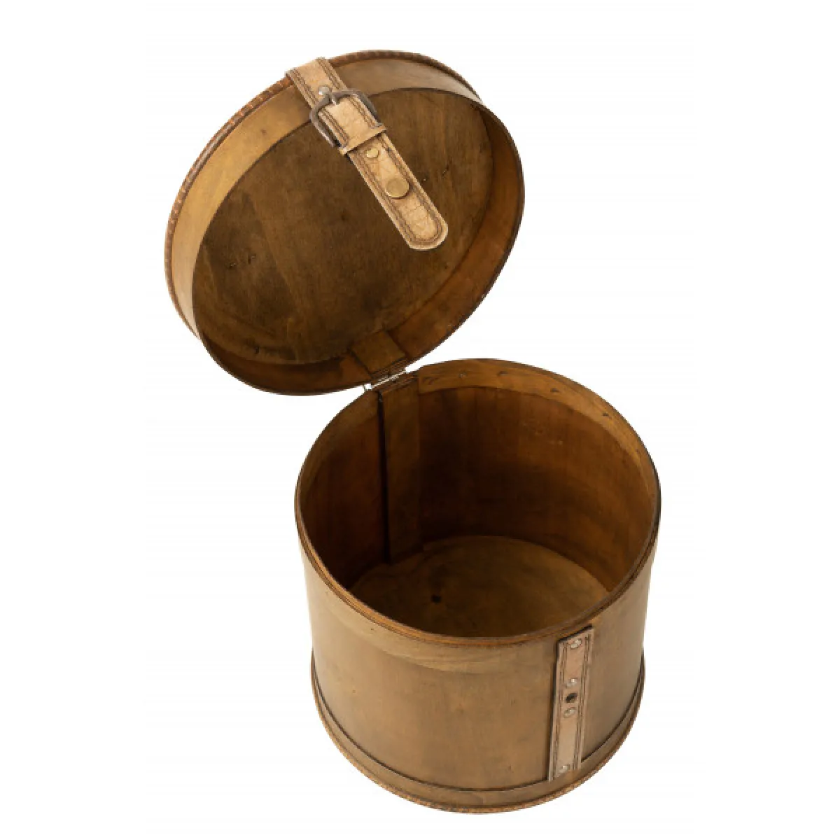 Dansmamaison Coffres Ronds Bois Beige