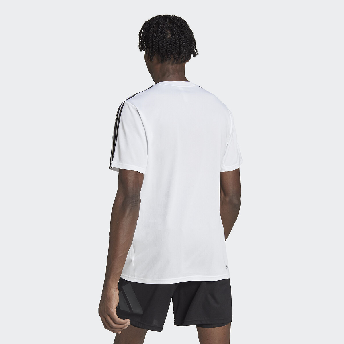 adidas Performance<br>Camiseta lisa, logotipo pequeno