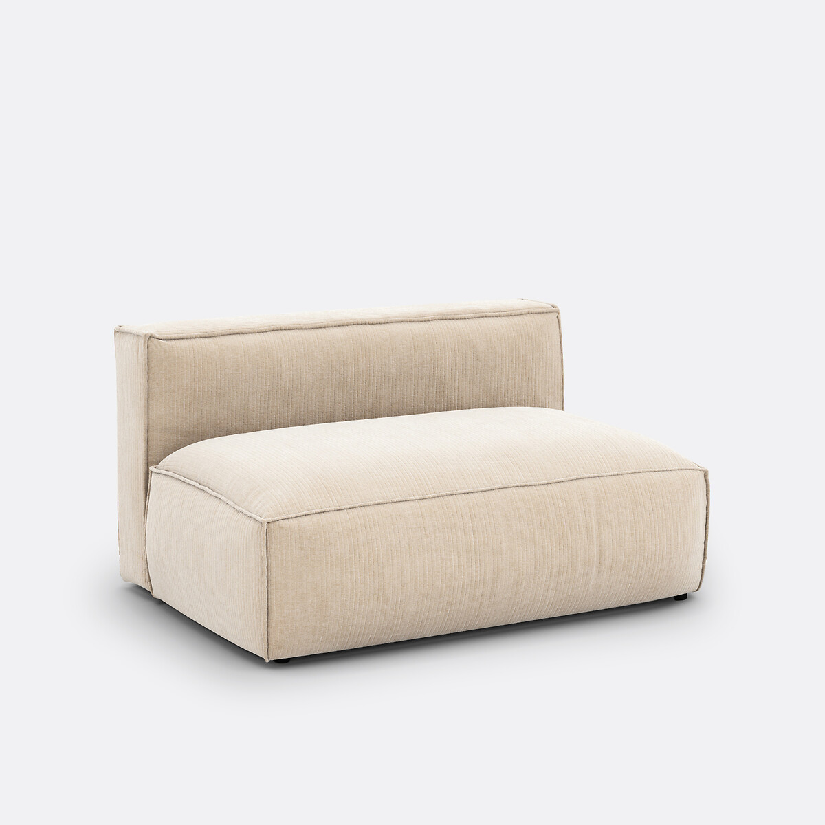 LA REDOUTE INTERIEURS<br>Sofá modular em veludo vintage canelado, Seven