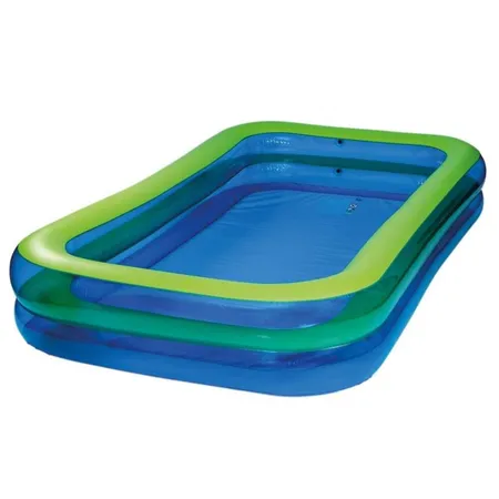Happy People Family Pool, 2 Ringe 305x183x50cm, blau/grün