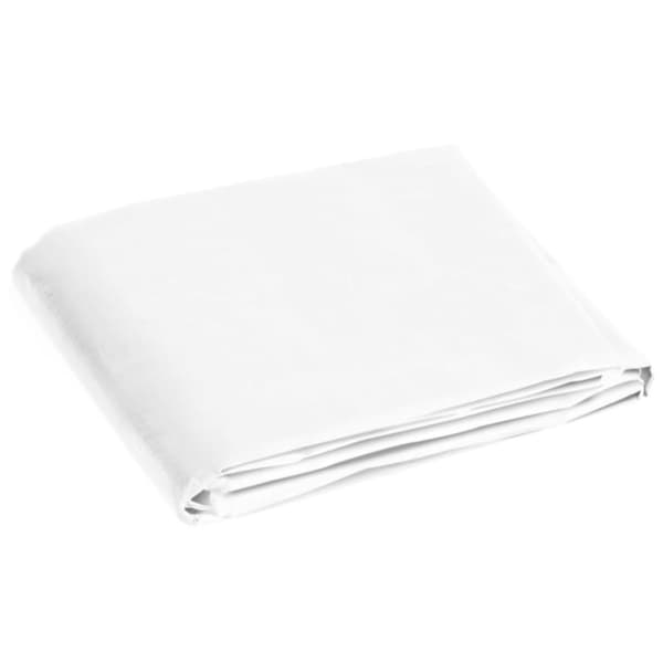 vidaXL Presenning 180 g/m² 8x10 m hvit HDPE